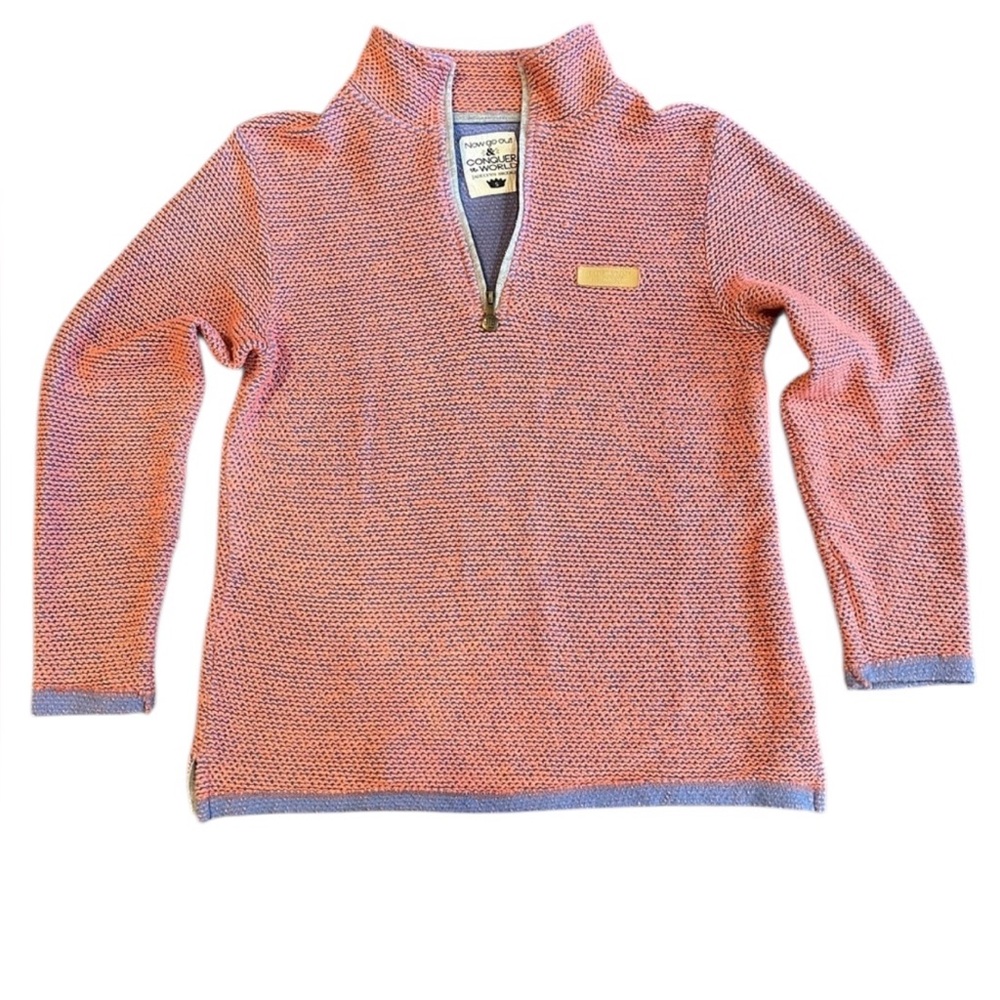 Jadelynn Brooke Quarter-Zip‎ Pullover Sweater – Size Small